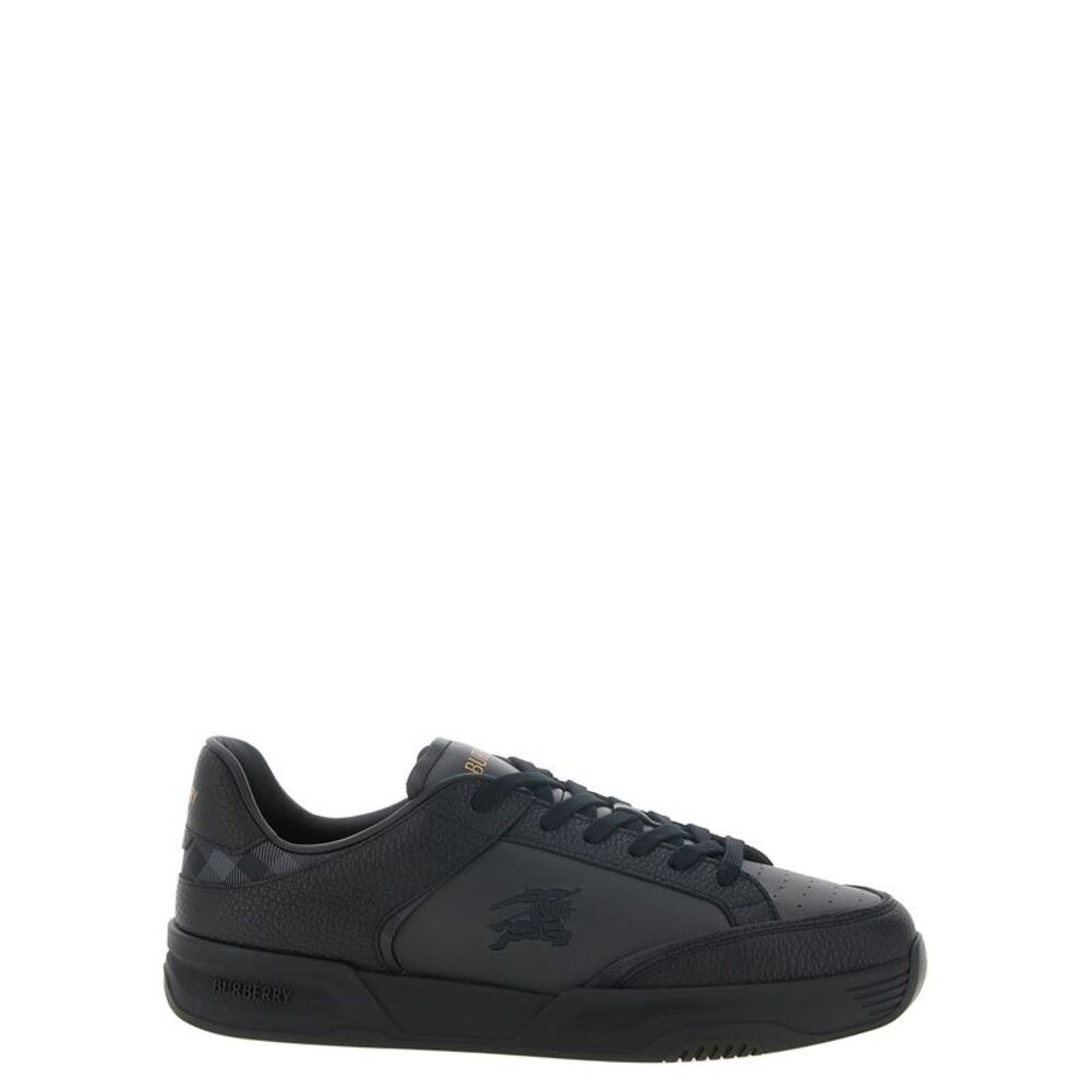 Burberry Black Leather Chunky Men's Sneakers
